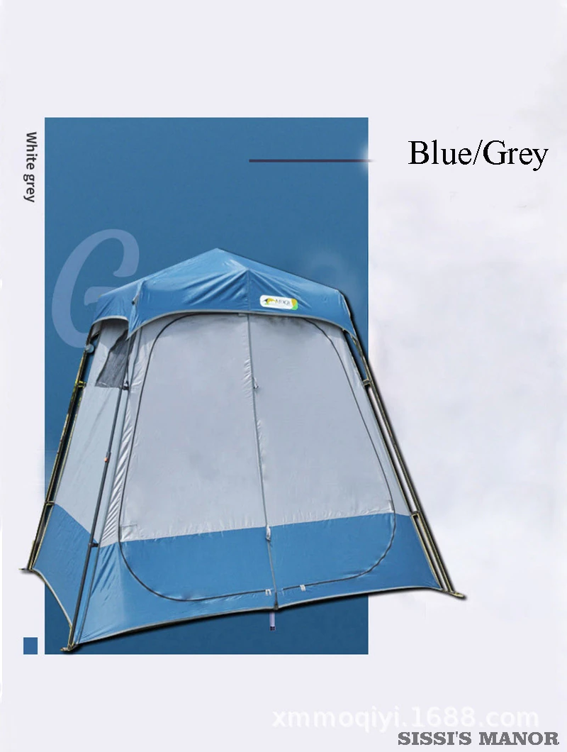 Cheap Goat Tents 2Rooms 2Persons Multipurpose Hydraulic Automatic Changing Tent Large Size Strong Shower Toilet Dressing Outdoor Movable WC   